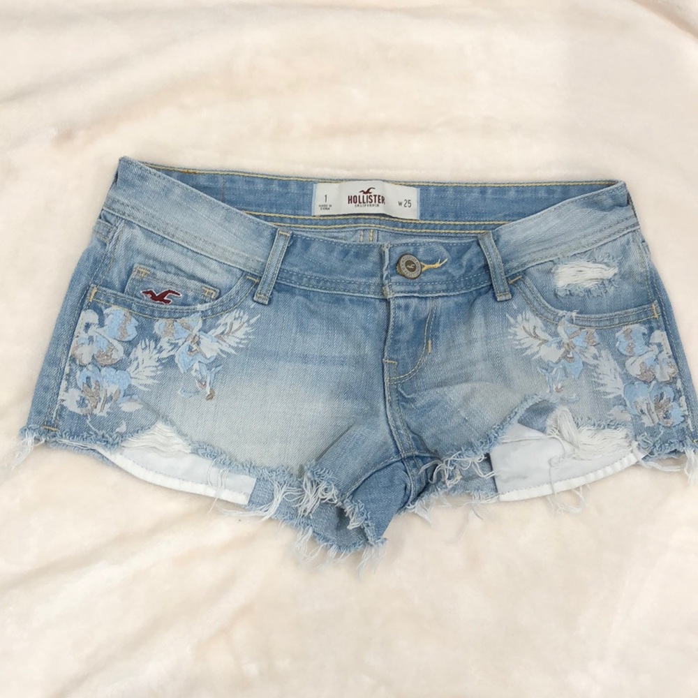 Low rise Jean shorts